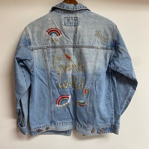 Cosmic World 🌈🪐☄️Denim Jacket